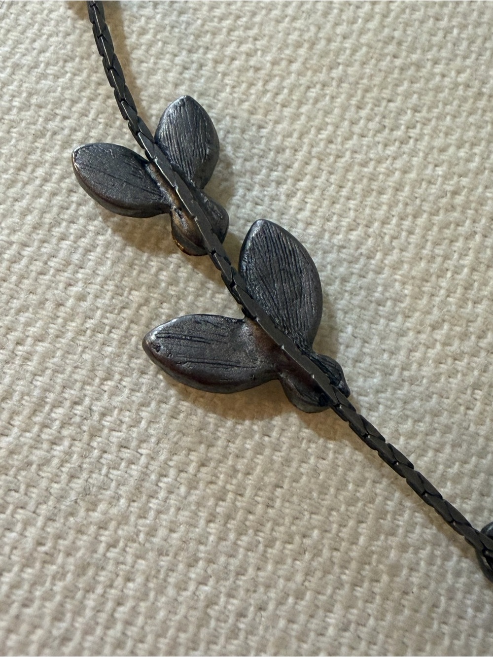 Ising Delicate Pearl-Accented Floral Drop Necklace - Picture 3 of 4